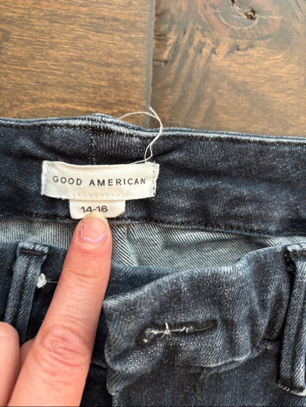 Good American Always Fit Blue High-Rise Skinny Jeans - Picture 2 of 4